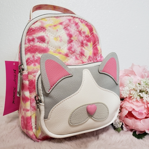 Betsey Johnson Bags Betsey Johnson Kitty Tie Dye Kitsch Backpack